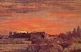John Constable Canvas Paintings - East Bergholt Rectory